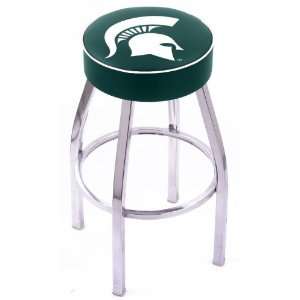  Michigan State Spartans HBS Steel Stool with 4 Logo Seat 