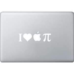  I Love Heart Apple Pie Pi Symbol Macbook Vinyl Decal 