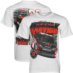  Chase Authentics Kevin Harvick Car Graphic T shirt   White 