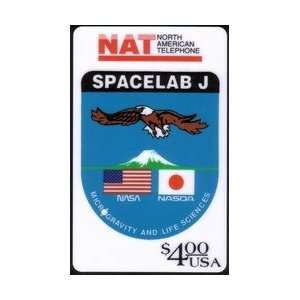 Collectible Phone Card $4. Spacelab J (Japan) Microgravity & Life 