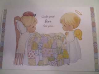 Precious Moments Get Well Greeting Card with Angel  