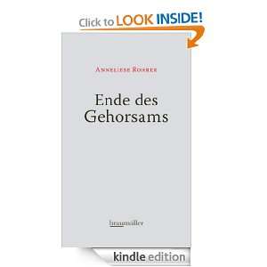   Gehorsams (German Edition) Anneliese Rohrer  Kindle Store