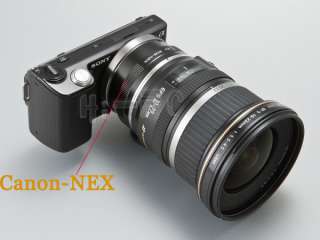 Adapter for Canon EOS Lens to Sony E Mount NEX 3 NEX 5  
