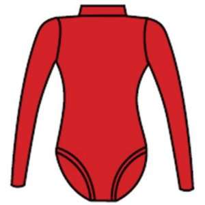 Cheer Fantastic Cheerleaders Turtleneck Bodysuits RED YOUTH SMALL 
