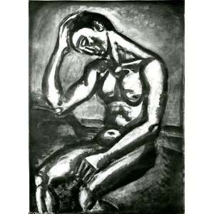   Oil Reproduction   Georges Rouault   32 x 44 inches  