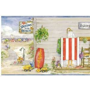  Beach Showers Wallpaper Border by Chesapeake in Crazy 