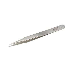 Aven 18046ACU Pattern 2 Tapered Sharp Precision Tweezer, Stainless 