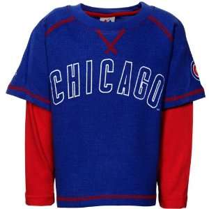 Chicago Cubbies Shirts  Majestic Chicago Cubs Toddler Layered Long 
