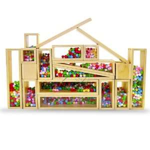  Blocks with Moving Colors (18pcs) Toys & Games