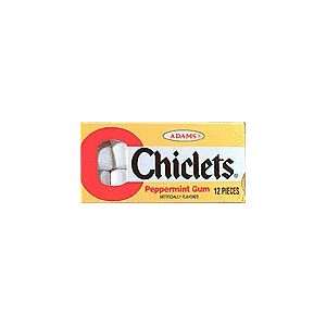 Adams Classic Peppermint Chicklets Gum Grocery & Gourmet Food