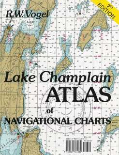 Lake Champlain Atlas of Naviational Charts 7th Edition New 0965764036 