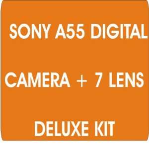  Lens + Sigma 70 300mm Zoom Lens + Sony 50mm Lens + 500mm Preset Lens 
