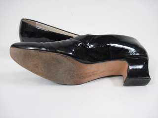 JOAN & DAVID Black Patent Leather Heels Pumps Shoes 9  