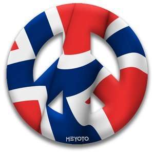  Peace Symbol Permanent Sticker of Norway Meyoto 