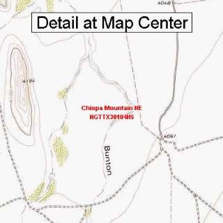  USGS Topographic Quadrangle Map   Chispa Mountain NE 