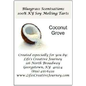    Handmade 100% KY Soy Melting Tarts  Coconut Grove 