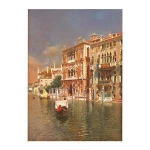    Grand Canal Venice   Poster by R. Santoro (24 x 32)