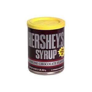  Hersheys Genuine Chocolate Syrup 1 Pound Can (2 Can Pack 
