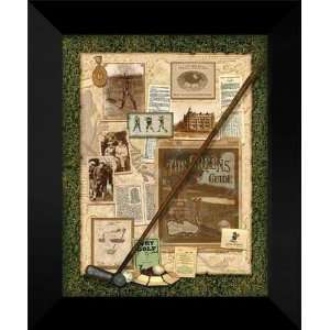  Sally Ray Cairns FRAMED 15x18 Fore The Golf Guy II