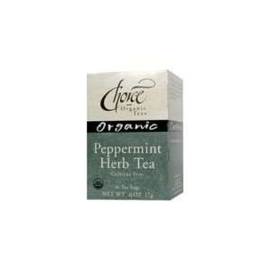 Choice Teas Peppermint Herb Tea (3x16 bag)  Grocery 