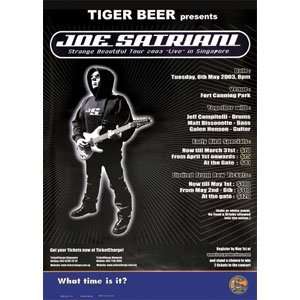  Joe Satriani   Posters   Limited Concert Promo
