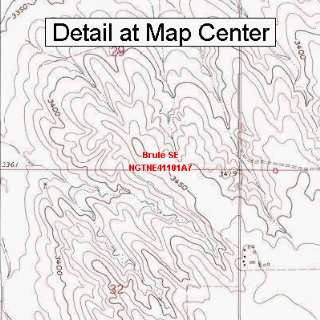   Map   Brule SE, Nebraska (Folded/Waterproof)