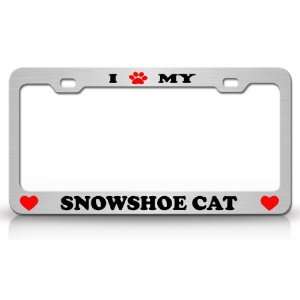  I PAW MY SNOWSHOE Cat Pet Animal High Quality STEEL /METAL 