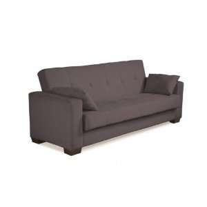  Boston Charcoal Convertible Sofa (Charcoal) (34.75H x 34 