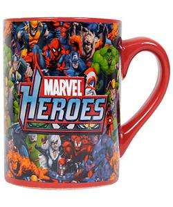 Marvel Comics Heroes Collage 14 oz Ceramic Coffee Mug Licensed New 