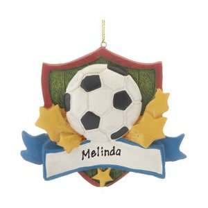  Personalized Soccer Goal Christmas Ornament