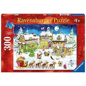  Ravensburger Santas Village 300 Piece Christmas Puzzle 