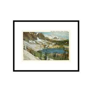  Lake Marie and Snowy Range, Wyoming Pre Matted Poster 