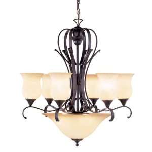   13979 72 9 Light Snowmass Chandelier, Florence