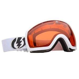  Electric EG2.5 Snowboard Goggles Gloss White/Orange 
