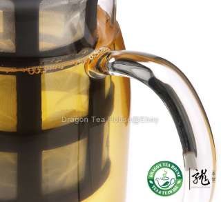 herbal clear glass tall beverage pitcher with infuser refrigerator jug