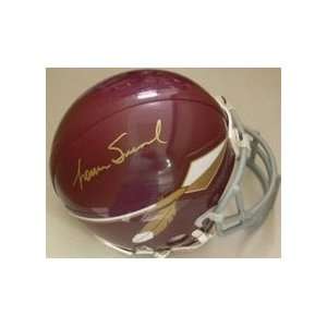  Norm Snead Autographed Washington Redskins Authentic Mini 