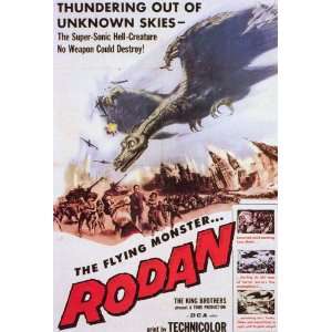  Rodan (1957) 27 x 40 Movie Poster Style A