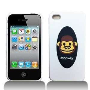  Premium Designer Monkey (White) Hard Protector Case For 