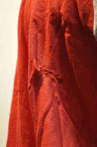 Augusta Mens Baseball Shirt 3/4 Sleeve Gry/Red Sz XL  