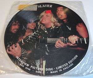 SLAYER INTERVIEW PICTURE DISC SEALED VENOM DEATH VON  