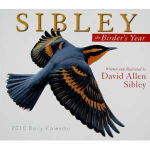  Sibley The Birders Year 2010 Daily Boxed Calendar 