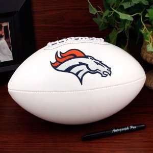   Broncos Official Full Size Autograph Football