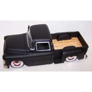   City 1955 Chevy Stepside with White Wall Tires in Color Primer Black