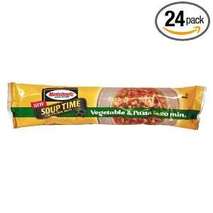   NEW Soup Time   Vegetable and Pasta Soup, 4 Ounce Tubs (Pack of 24