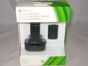Xbox 360 Quick Charge Kit + Rechargeable Battery NEW 885370145618 