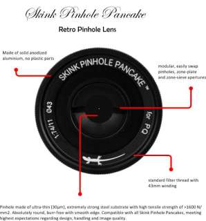 The modular Skink Pinhole Pancake System is the ideal addition to your 