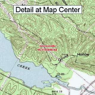   Map   Johnsonville, Tennessee (Folded/Waterproof)