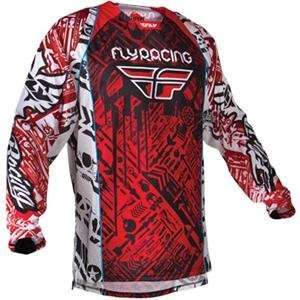  2012 FLY RACING EVOLUTION JERSEY (SMALL) (RED/BLACK) Automotive
