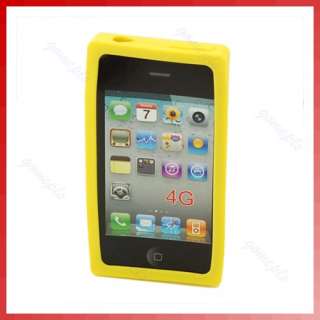 Soft Silicone Cassette Tape Case Cover For iPhone 4 4G  