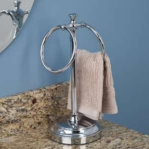  Clarksdale Countertop Towel Ring   Chrome